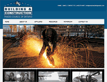 Tablet Screenshot of ontariobuildingtrades.com